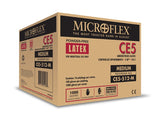 ANSELL MICROFLEX LATEX CLEANROOM GLOVES SERIES CE-512-CE5-512-M