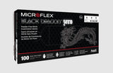 ANSELL MICROFLEX BLACK DRAGON® ZERO POWDER-FREE NITRILE EXAM GLOVES-BD-1005-NPF