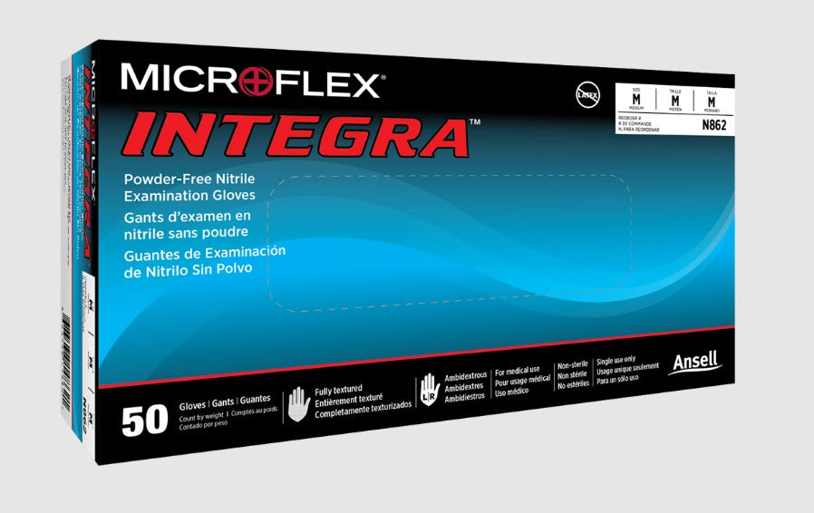 ANSELL MICROFLEX INTEGRA EXAM GLOVES-N862