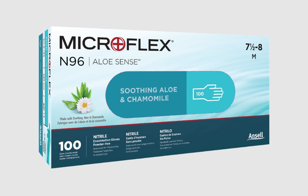 ANSELL MICROFLEX® ALOE SENSE™ N96 GLOVE-N960