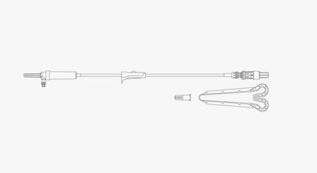 BD SECONDARY SET, TEXIUM™ CLOSED MALE LUER, NON-VENTED NEEDLE-FREE VALVE BAG ACCESS PORT, ROLLER CLAMP, 20 DROP/L, 32" LENGTH, 12 ML, NOT MADE WITH DEHP, STERILE-10013364T, Cs