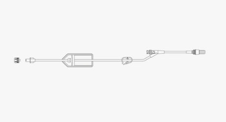 BD EXTENSION SET, 0.2 MICRON FILTER (1.72 SQ. IN LOW PROTEIN BINDING), PINCH CLAMP, (1) SMARTSITE NEEDLE-FREE VALVE 6" FROM SPIN MALE LUER LOCK, NOT MADE WITH DEHP, 18", 5ML PV, STERILE-20027E, Cs