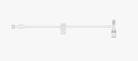 BD SMARTSITE™ EXTENSION SET, PRESSURE RATED, SMALLBORE, SLIDE CLAMP, SMARTSITE™ T-CONNECTOR SPIN MALE LUER LOCK, 6" LENGTH, 0.23 ML FLUID PATH, NOT MADE WITH DEHP, STERILE-20041E, Cs