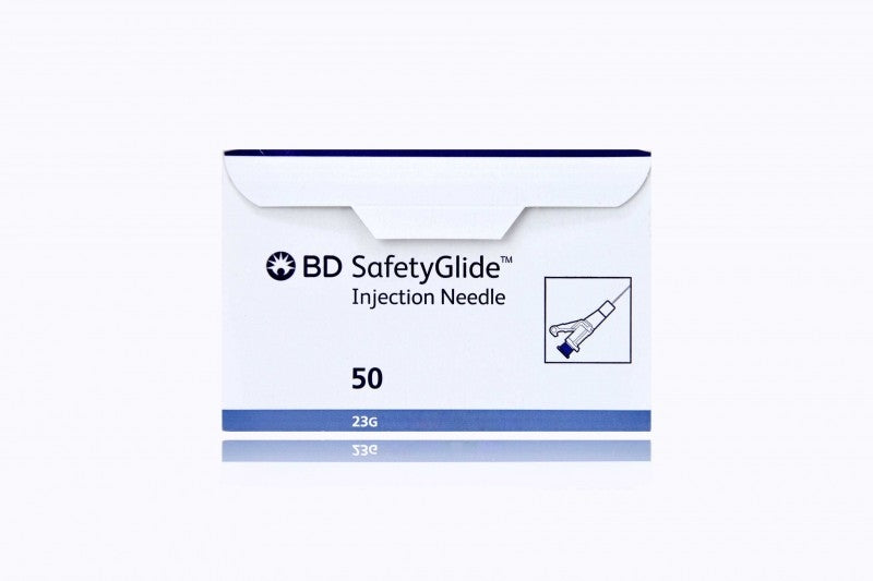 BD SAFETYGLIDE™ NEEDLE, 23G X 1.5", RB, THIN WALL-304387, Cs