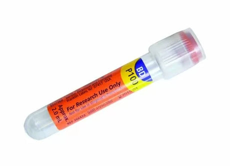 BD P100 BLOOD COLLECTION TUBE, 2 ML, 13 X 75 MM, CLEAR, HEMOGARD™ CLOSURE, PAPER LABEL, K2EDTA-366422, Cs