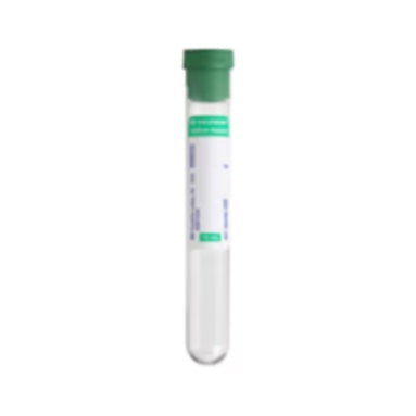 BD GLASS TUBE, CONVENTIONAL STOPPER, 16 X 100MM, 10.0ML, GREEN, PAPER LABEL, SODIUM HEPARIN (FREEZE-DRIED) 143 USP UNITS-366480, Cs