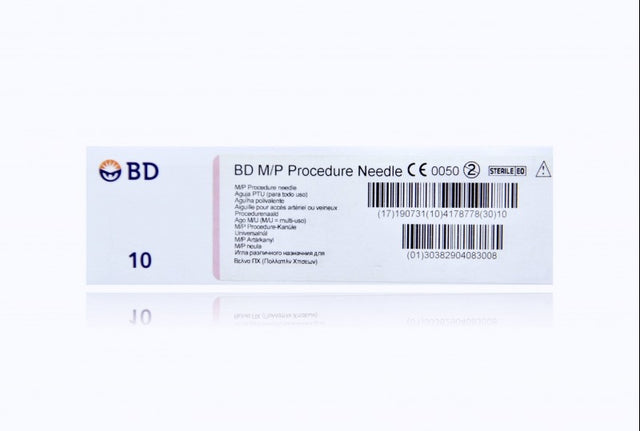 BD SINGLE WALL PUNCTURE (M/P) PROCEDURE NEEDLE, 18G X 2¾" ONE PART NEEDLE, WINGS FOR .032"-.038" GUIDE WIRE-408295, Cs