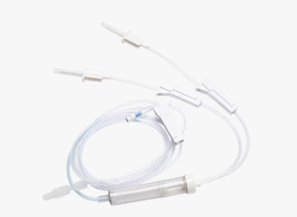 BD NON-VENTED GRAVITY BLOOD SET, 180 MICRON BLOOD FILTER, (1) NEEDLE-FREE VALVE 9" FROM 2-PIECE MALE LUER LOCK, 104" LENGTH, 30 ML PV-42081E, Cs