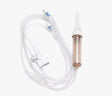 BD GRAVITY ADMIN SET, CHECK VALVE, ROLLER CLAMP, (2) SMARTSITE™ NEEDLE-FREE VALVES 9", 85" FROM 2-PIECE MALE LUER LOCK, 60 DROP/L, 104" LENGTH, 18 ML FLUID PATH, NOT MADE WITH DEHP, STERILE-47233E, Cs