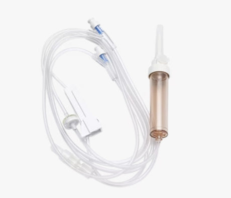 BD GRAVITY ADMIN SET, CHECK VALVE, ROLLER CLAMP, (2) SMARTSITE™ NEEDLE-FREE VALVES 9", 85" FROM 2-PIECE MALE LUER LOCK, 60 DROP/L, 104" LENGTH, 18 ML FLUID PATH, NOT MADE WITH DEHP, STERILE-47233E, Cs