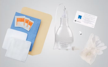 BD PERITX PROCEDURE PACK, INCLUDES: BLUE WRAPPING, (3) ALCOHOL PADS, (1) PAIR OF GLOVES, VALVE CUP, BLUE EMERGENCY SLIDE CLAMP, (4) 4" X 4" GAUZE PADS, FOAM CATHETER PAD AND SELF-ADHESIVE DRESSING-50-7290A, Cs