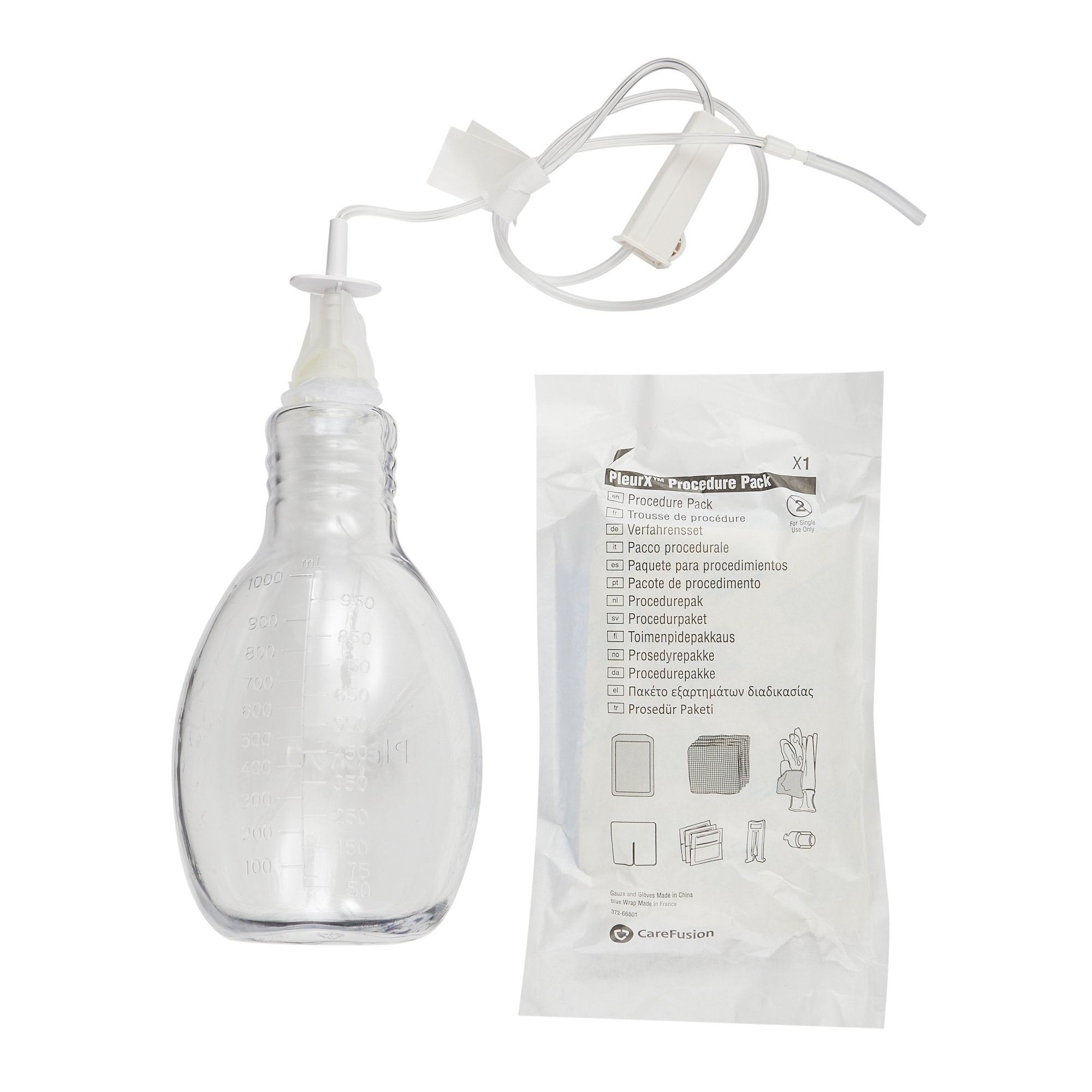 SNT Biotech BD PLEURX DRAINAGE KIT W/ 1000ML VACUUM BOTTLE-50-7510