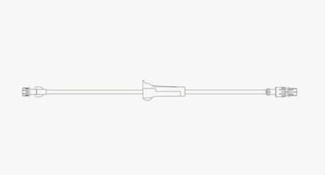 BD EXTENSION SET, PRESSURE RATED, (1) REMOVABLE MAXZERO NEEDLE-FREE CONNECTOR, SLIDE CLAMP, SPIN MALE LUER LOCK, NOT MADE WITH DEHP, 7" LENGTH, 0.5ML PV, STERILE-ME1217, Cs