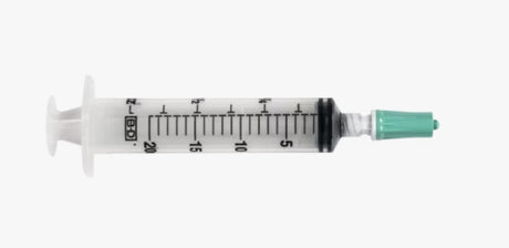 BD TEXIUM™ BONDED SYRINGE, 20 ML, NEEDLE-FREE, CLOSED MALE LUER-MY8020, Cs