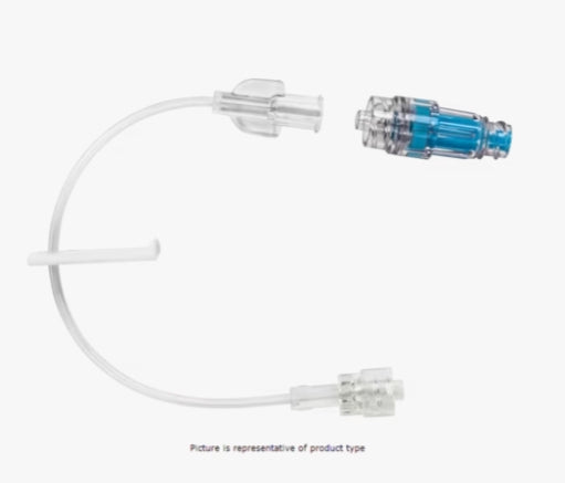 BD EXTENSION SET, PRESSURE RATED, MINIBORE, (1) REMOVABLE MAXZERO™ NEEDLE-FREE CONNECTOR, SLIDE CLAMP, SPIN MALE LUER LOCK, 7" LENGTH, 0.4ML PV, NOT MADE WITH DEHP, STERILE-MZ5302, Cs