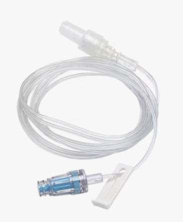 BD MAXZERO™ EXTENSION SET, MICROBORE, (1) BONDED MAXZERO™ NEEDLE-FREE CONNECTOR, (1) SLIDE CLAMP, SPIN MALE LUER LOCK, 60" LENGTH, 0.6 ML FLUID PATH, NOT MADE WITH DEHP, STERILE-MZ9267, Cs