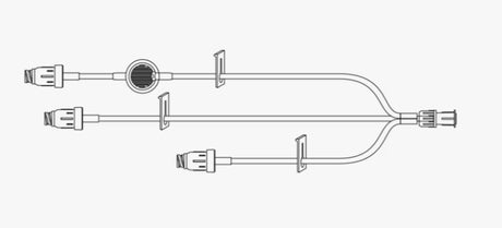 BD MAXZERO™ EXTENSION SET, MICROBORE, (3) BONDED MAXZERO™ NEEDLE-FREE CONNECTORS, 0.2 MICRON FILTER, (3) SLIDE CLAMPS (RED, WHITE, BLUE), SPIN MALE LUER LOCK, 5.5" LENGTH, 0.8 ML FLUID PATH, NOT MADE WITH DEHP, STERILE-MZ9270, Cs