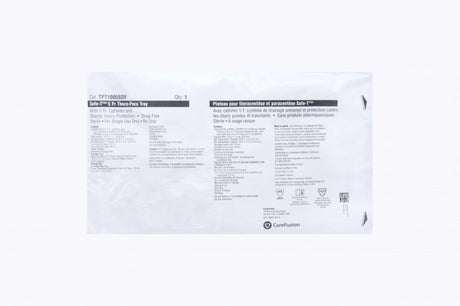 BD CATHETER DRAINAGE TRAY, DRUG-FREE, 5FR, 19G(RX)-TPT1005SDF, Cs