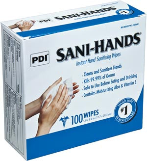 PDI SANI-HANDS® INSTANT HAND SANITIZING WIPES-D43600