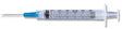 BD SYRINGE/ NEEDLE COMBINATION, 3ML, LUER-LOK™ TIP, 23G X 1"-309571, Cs