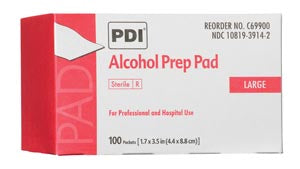 PDI ALCOHOL PREP PAD-C69900