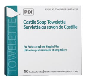 PDI CASTILE SOAP TOWELETTE-D41900