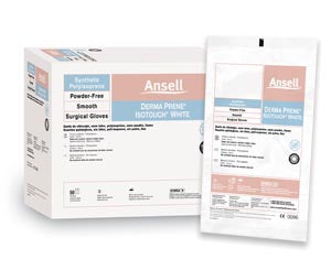 ANSELL GAMMEX® NON-LATEX PI WHITE POWDER-FREE SYNTHETIC SURGICAL GLOVES-20685755