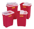 BD SHARPS COLLECTOR, 17 GAL, HINGED TOP, RED-305610, Cs