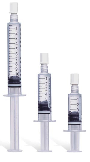 BD NORMAL SALINE SYRINGE, 5ML-306545, Cs