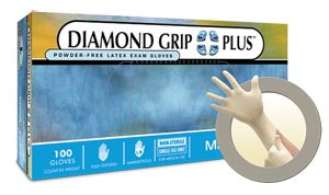 ANSELL MICROFLEX DIAMOND GRIP PLUS™ POWDER-FREE LATEX EXAM GLOVES-DGP-350-XL