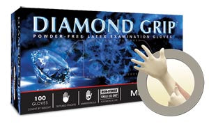 ANSELL MICROFLEX DIAMOND GRIP™ POWDER-FREE LATEX EXAM GLOVES-MF-300-L