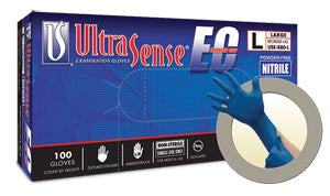 ANSELL MICROFLEX ULTRASENSE® EC POWDER-FREE NITRILE EXAM GLOVES-USE-880-L