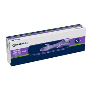 HALYARD PURPLE NITRILE MAX POWDER FREE EXAM GLOVES-44992