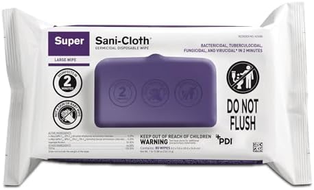 PDI SUPER SANI-CLOTH® GERMICIDAL DISPOSABLE WIPE-A22480