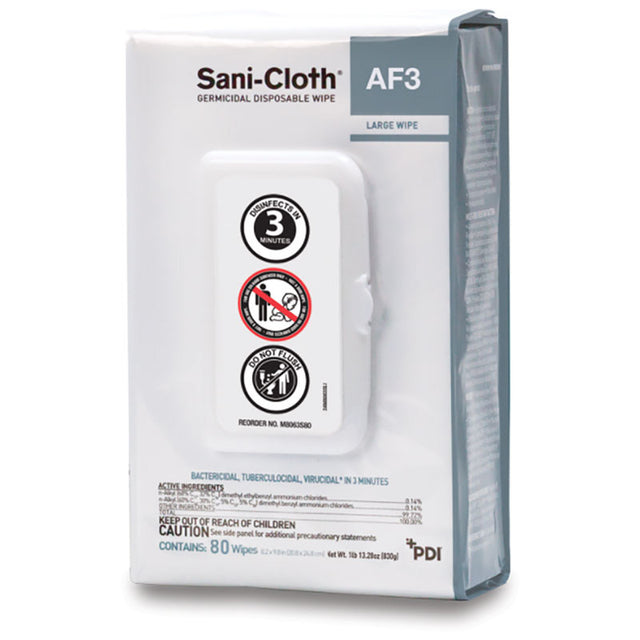PDI SANI-CLOTH® AF3 GERMICIDAL DISPOSABLE WIPE-M8063S80