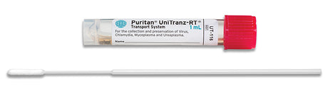 Puritan UniTranz-RT Sterile Mini-tip Flock Swab & 1ml Universal Transport Medium - UT-116-Virus Test, Cs